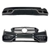 Προφυλακτήρας εμπρός Mercedes C-class W205 (2014+) - AMG look - με diffuser και μπούκες