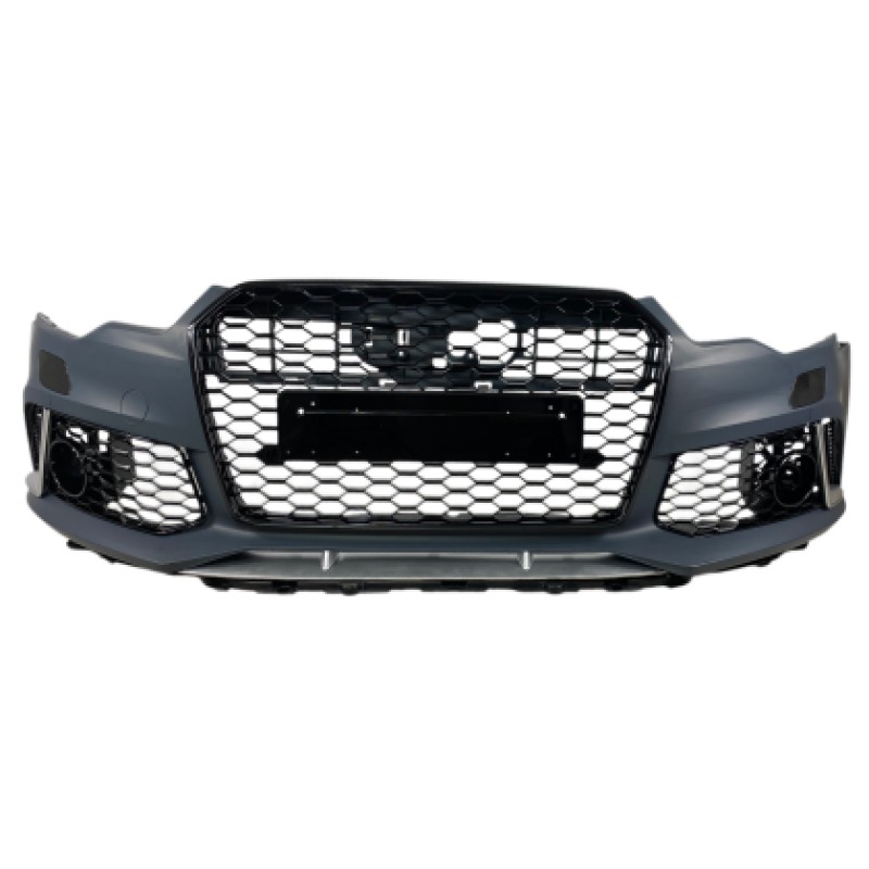 Προφυλακτήρας εμπρός Audi A6 (2011-2014) - RS6 Design με ανοίγματα parktronic και πιτσιλίθρες