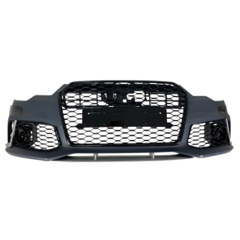 Προφυλακτήρας εμπρός Audi A6 (2011-2014) - RS6 Design με ανοίγματα parktronic και πιτσιλίθρες