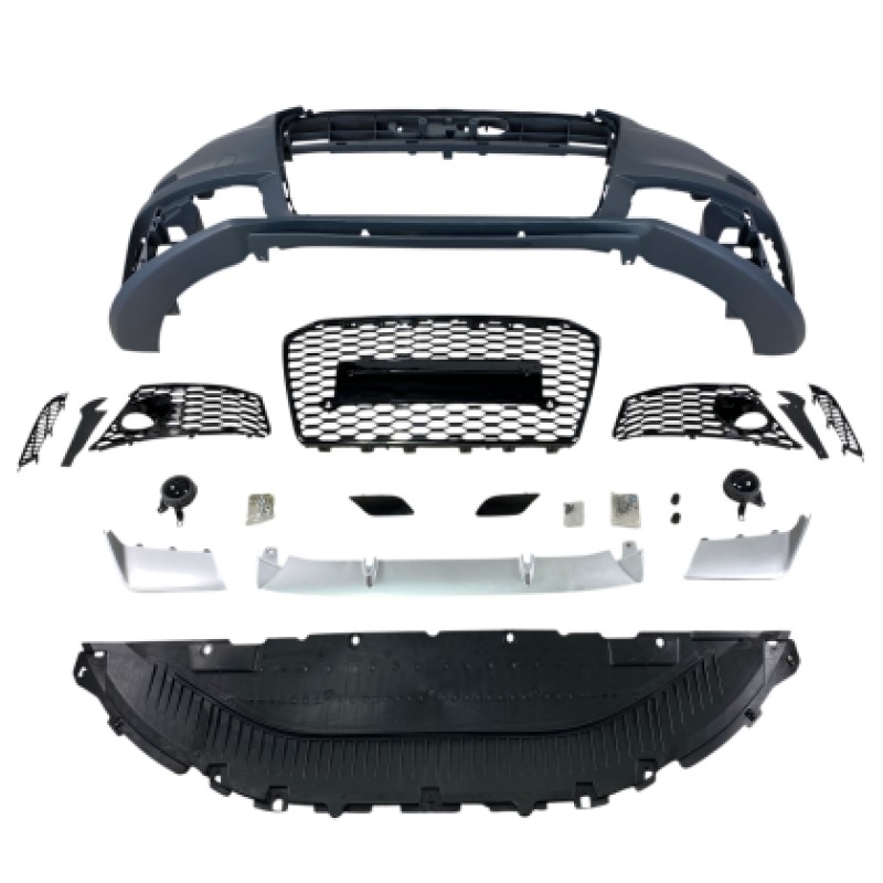 Προφυλακτήρας εμπρός Audi A6 (2011-2014) - RS6 Design με ανοίγματα parktronic και πιτσιλίθρες