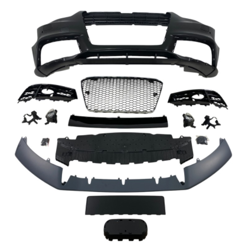 Προφυλακτήρας εμπρός Audi A5 (2011-2015) - RS5 Design με γρίλια χρωμίου,προβολάκια και ανοίγματα parktronic