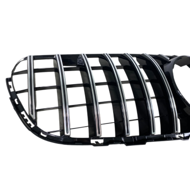 Μάσκα Mercedes GLC X253 (2016-2019) chrome/black - GT
