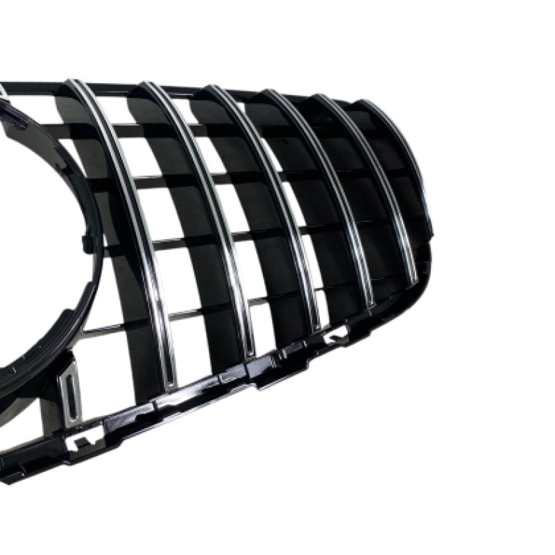 Μάσκα Mercedes GLC X253 (2016-2019) chrome/black - GT