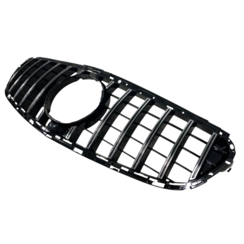 Μάσκα Mercedes W212 E-class (2014-2015) chrome/black - GT