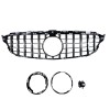 Μάσκα Mercedes W205 C-class (2014-2021) chrome/black - GT