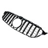 Μάσκα Mercedes W205 C-class (2014-2021) chrome/black - GT