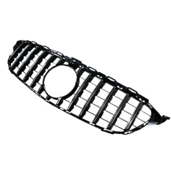 Μάσκα για Mercedes W205 C-class (2014-2021) chrome/black - GT