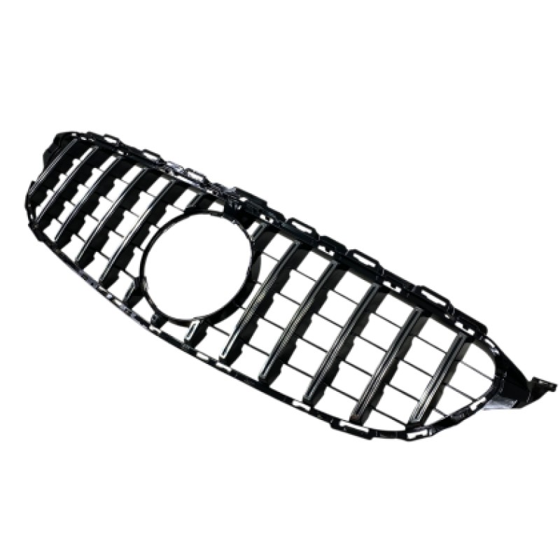Μάσκα Mercedes W205 C-class (2014-2021) chrome/black - GT