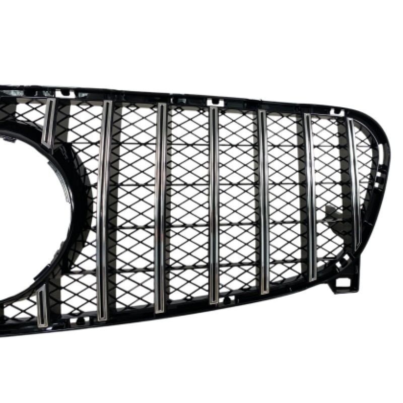 Μάσκα Mercedes GLA X156 (2013-2018) chrome/black - GT