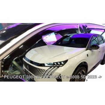 Ανεμοθραύστες για Peugeot 3008 (2023+) - 4τμχ. εμπρός και πίσω