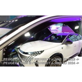 Ανεμοθραύστες για Peugeot 3008 (2023+) / 5008 (2024+) - 2τμχ. εμπρός