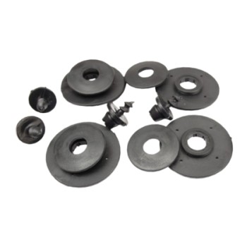 Λαστιχένια πατάκια Rezaw Plast για AUDI A4 B6 / B7 (2001-2008) τύπου σκαφάκι - 4τμχ.