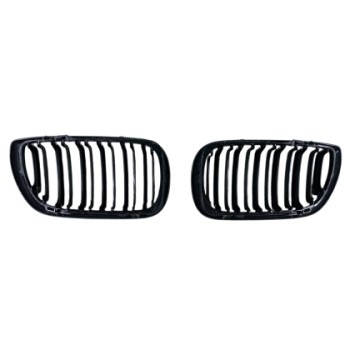 Μάσκα για BMW E46 (2001-2005) sedan - διπλές γυαλιστερές - 2τμχ.