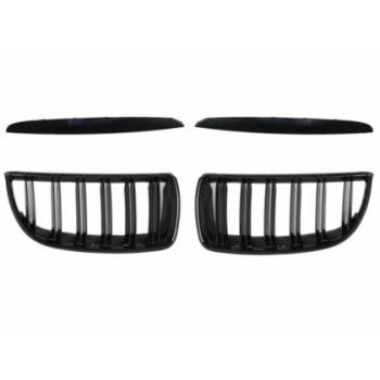 Μάσκα για BMW E90 (2005-2008) - διπλές γυαλιστερές - 2τμχ.