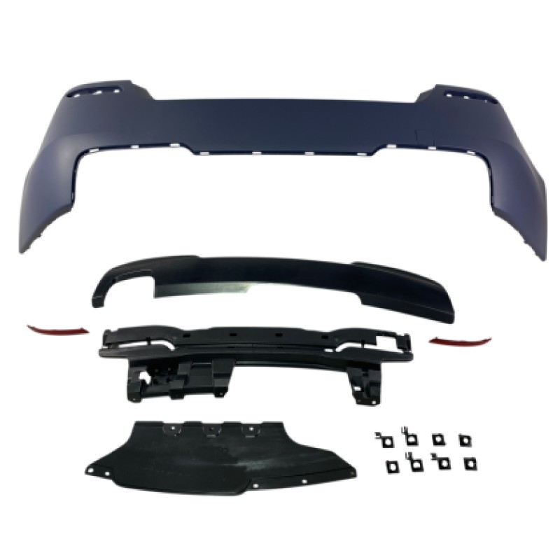 Πίσω προφυλακτήρας BMW F10 - M pack design με ή χωρίς ανοίγματα parktronic