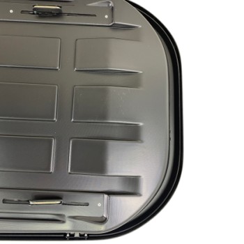 Μπαγκαζιέρα οροφής Junior Altro 140x90x38cm με μονό άνοιγμα με κλειδί, 370 λίτρα - Γκρι γυαλιστερή Μπαγκαζιέρα οροφής Junior Altro 140x90x38cm με μονό άνοιγμα με κλειδί, 370 λίτρα - Γκρι γυαλιστερή