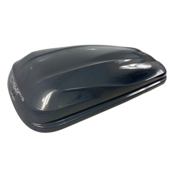Μπαγκαζιέρα οροφής Junior Altro 185x80x41cm με διπλό άνοιγμα με κλειδί, 460 λίτρα - Γκρι υαλιγστερή Μπαγκαζιέρα οροφής Junior Altro 185x80x41cm με διπλό άνοιγμα με κλειδί, 460 λίτρα - Γκρι υαλιγστερή