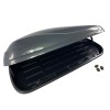 Μπαγκαζιέρα οροφής Junior Altro 185x80x41cm με διπλό άνοιγμα με κλειδί, 460 λίτρα - Γκρι υαλιγστερή