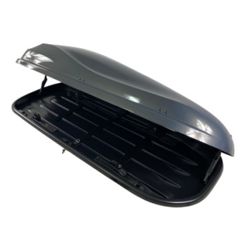 Μπαγκαζιέρα οροφής Junior Altro 185x80x41cm με διπλό άνοιγμα με κλειδί, 460 λίτρα - Γκρι υαλιγστερή Μπαγκαζιέρα οροφής Junior Altro 185x80x41cm με διπλό άνοιγμα με κλειδί, 460 λίτρα - Γκρι υαλιγστερή