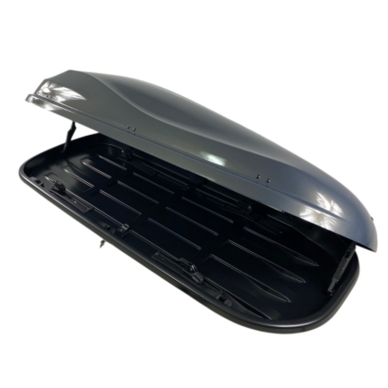 Μπαγκαζιέρα οροφής Junior Altro 185x80x41cm με διπλό άνοιγμα με κλειδί, 460 λίτρα - Γκρι υαλιγστερή
