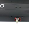 Μπαγκαζιέρα οροφής Junior Strike 199x84x35cm με διπλό άνοιγμα και κλειδί, 440 λίτρα - μαύρη γυαλιστερή