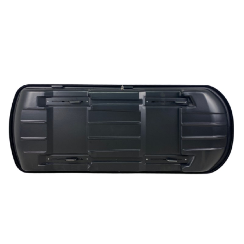 Μπαγκαζιέρα οροφής Junior Xtreme 2 195x78x39cm με διπλό άνοιγμα και κλειδί, 445 λίτρα - μαύρη