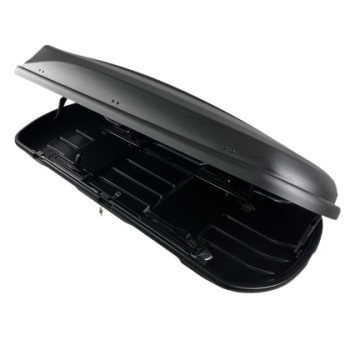 Μπαγκαζιέρα οροφής Junior Xtreme 2 195x78x39cm με διπλό άνοιγμα και κλειδί, 445 λίτρα - μαύρη Μπαγκαζιέρα οροφής Junior Xtreme 2 195x78x39cm με διπλό άνοιγμα και κλειδί, 445 λίτρα - μαύρη