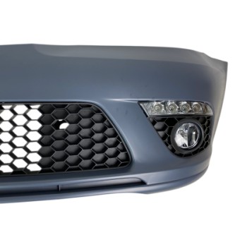Προφυλακτήρας εμπρός Skoda Octavia 2 (2009-2013) facelift με φώτα ημέρας και προβολάκια