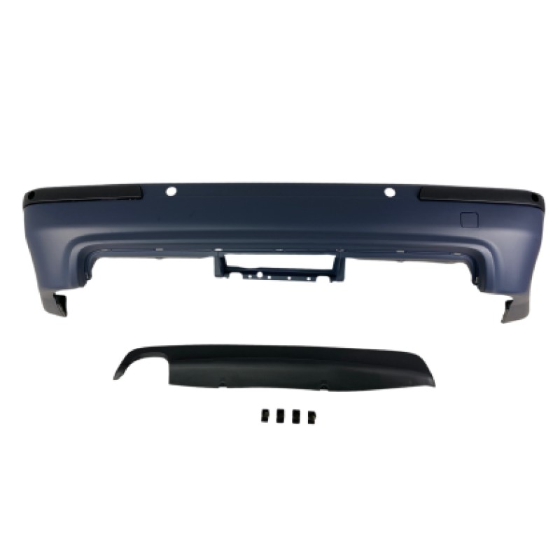 Πίσω προφυλακτήρας BMW E39 sedan με μονό diffuser - M5 design με ανοίγματα parktronic