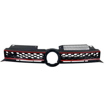 Μάσκα Vw Golf 6 - GTI design με κόκκινες γρίλιες, χωρίς σήμα Μάσκα Vw Golf 6 - GTI design με κόκκινες γρίλιες, χωρίς σήμα