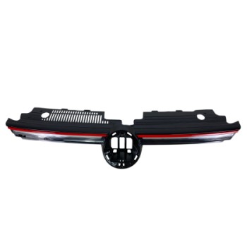Μάσκα Vw Golf 8 - GTI design με κόκκινες γρίλιες, χωρίς σήμα Μάσκα Vw Golf 8 - GTI design με κόκκινες γρίλιες, χωρίς σήμα