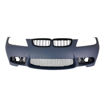 Προφυλακτήρας εμπρός BMW E90 (2008-2012) - M3 design με καρδιές, άνοιγμα για προβολάκια, χωρίς parktronic