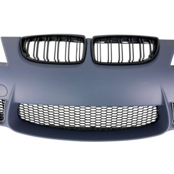 Προφυλακτήρας εμπρός BMW E90 (2008-2012) - M3 design με καρδιές, άνοιγμα για προβολάκια, χωρίς parktronic