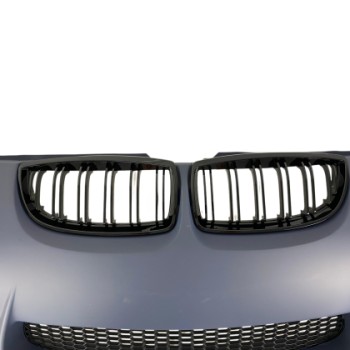 Προφυλακτήρας εμπρός BMW E90 (2008-2012) - M3 design με καρδιές, άνοιγμα για προβολάκια, χωρίς parktronic