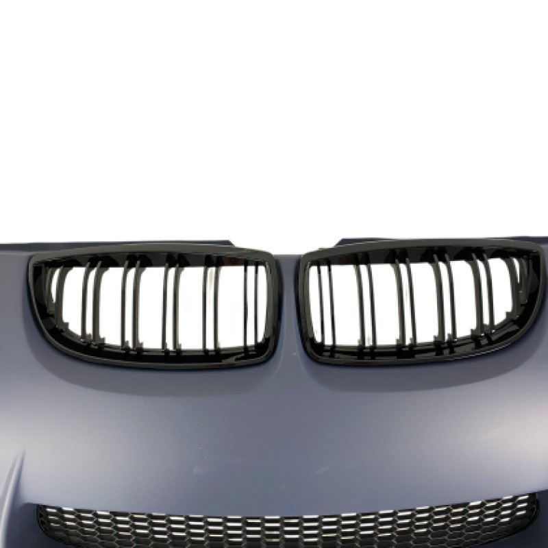 Προφυλακτήρας εμπρός BMW E90 (2008-2012) - M3 design με καρδιές, άνοιγμα για προβολάκια, χωρίς parktronic