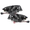 Φανάρια εμπρός BMW E90 (2005-2008) angel eyes - CCFL μαύρα , με λάμπες (Η1) - σετ 2τμχ.