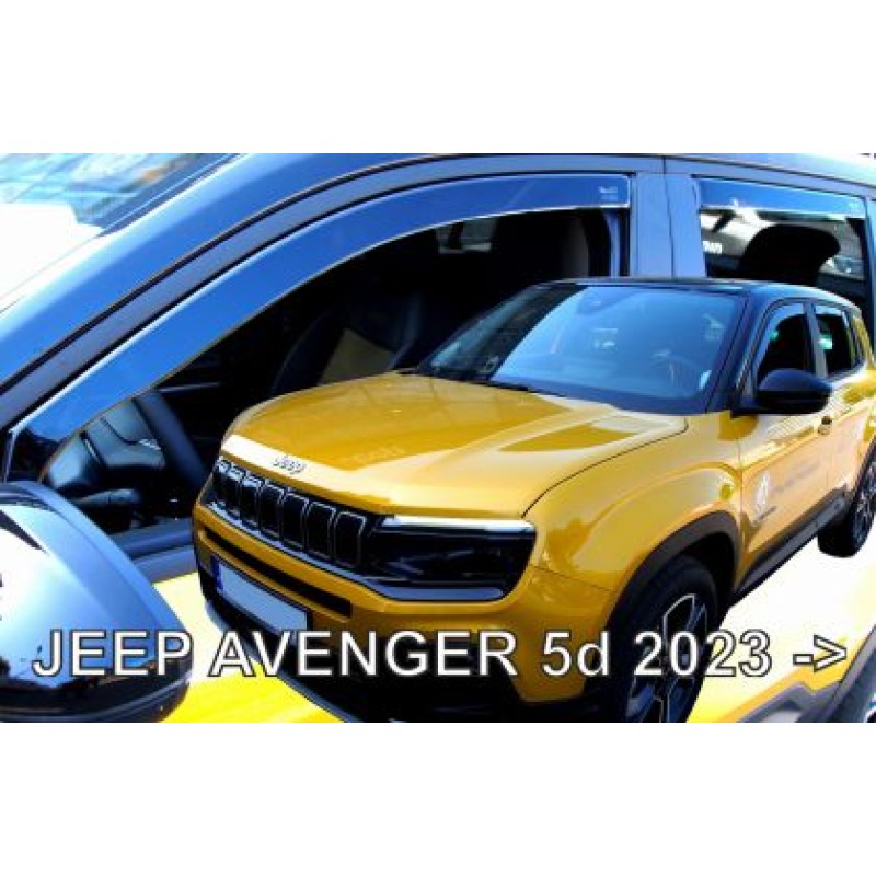 Ανεμοθραύστες Jeep Avenger (2023+) - 4τμχ. εμπρός και πίσω, Heko