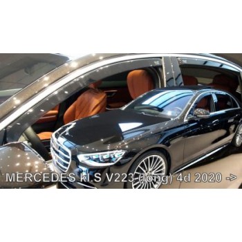 Ανεμοθραύστες Mercedes S-Class V223 (2020+) sedan long - 4τμχ. εμπρός και πίσω, Heko