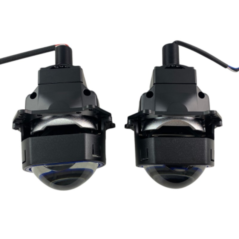 Led προτζέκτορες 3" A38 6000K - τετράγωνοι - 58W / 68W