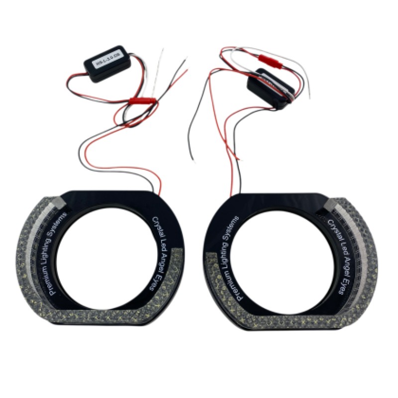 Καπάκι για προτζέκτορες 3" /  Crystal angel eyes - Matrix M9-L - αριστερό δεξί σετ.