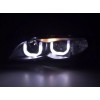 Φανάρια εμπρός BMW E46 (2001-2005) με 3D angel eyes sedan,combi
