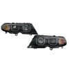 Φανάρια εμπρός BMW E46 (2001-2005) με 3D angel eyes sedan,combi
