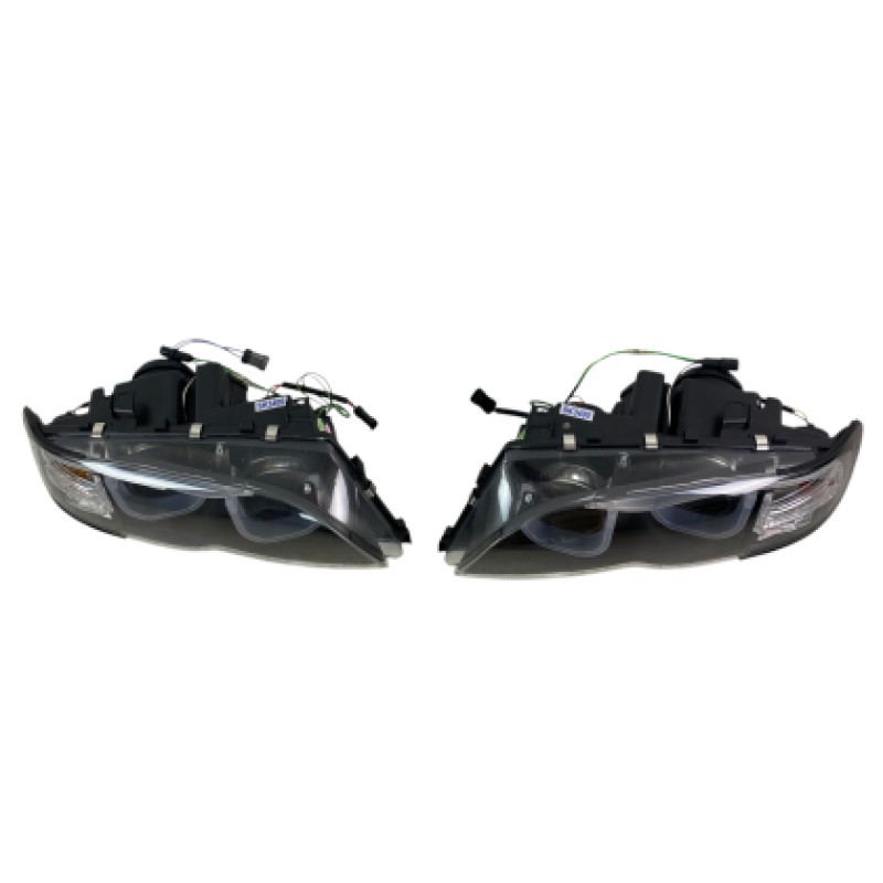 Φανάρια εμπρός BMW E46 (2001-2005) με 3D angel eyes sedan,combi