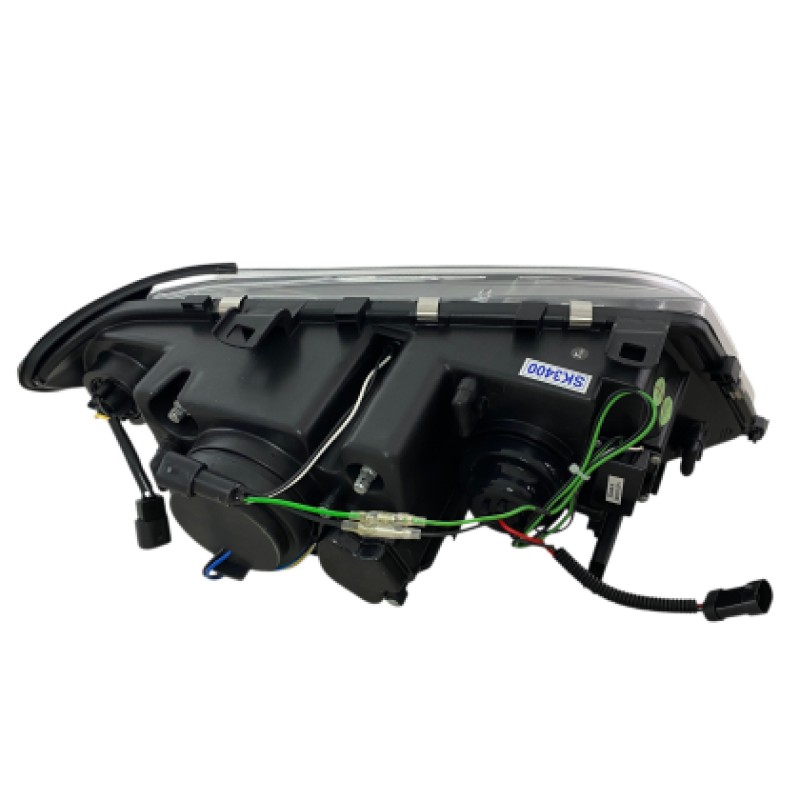 Φανάρια εμπρός BMW E46 (2001-2005) με 3D angel eyes sedan,combi