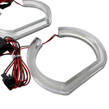 Δαχτυλίδια BMW E90 angel eyes - U-Design Crystal λευκά Δαχτυλίδια BMW E90 angel eyes - U-Design Crystal λευκά