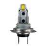 Led λάμπα H7 με 2 εξαπύρηνα led και CSP chipset - 5000K - 1τμχ.