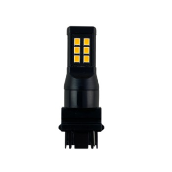 Led λάμπα τύπου T25 με 28 SMD led 2835 chipset 10-24v - πορτοκαλί - 1τμχ.