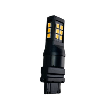 Led λάμπα τύπου T25 με 28 SMD led 2835 chipset 10-24v - πορτοκαλί - 1τμχ.
