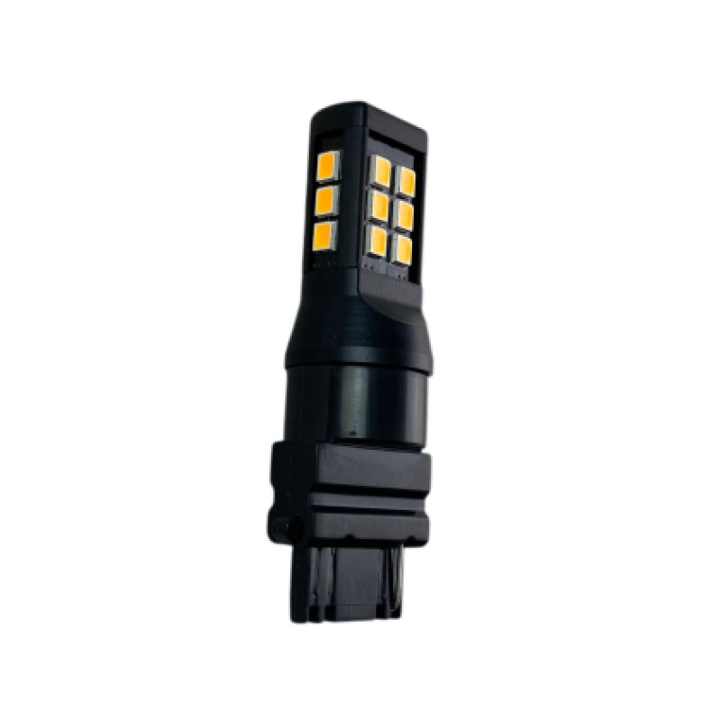 Led λάμπα τύπου T25 με 28 SMD led 2835 chipset 10-24v - πορτοκαλί - 1τμχ.