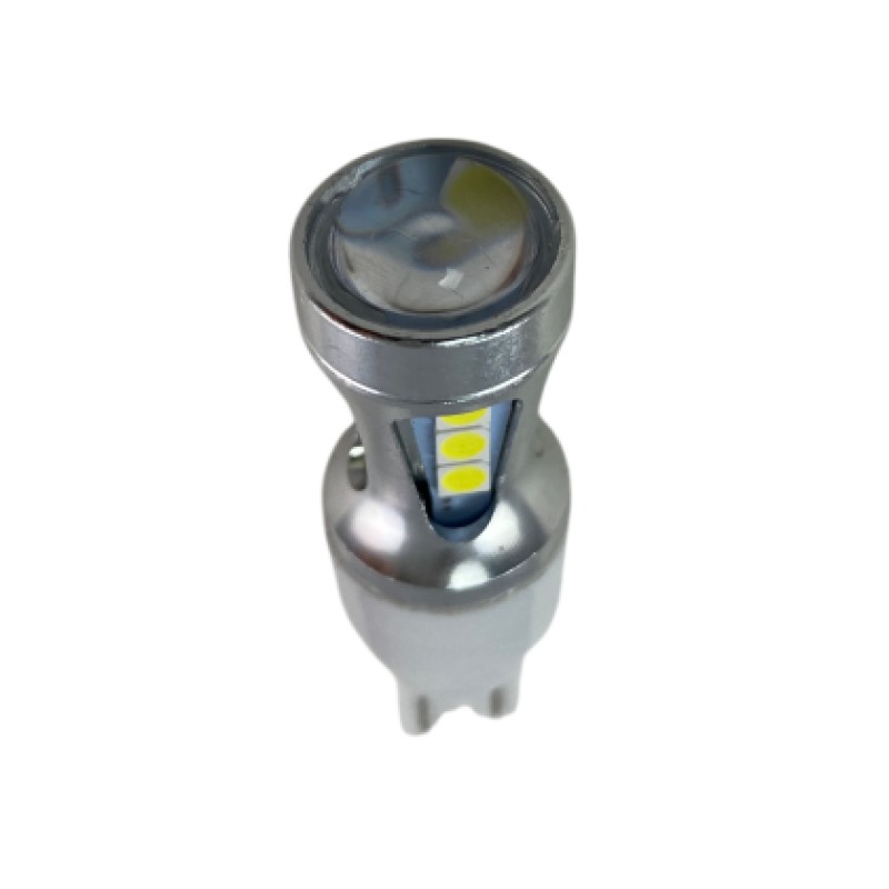 Led λάμπα τύπου Τ10 με 18 SMD led και προτζέκτορα 3030 - Canbus - 1τμχ.